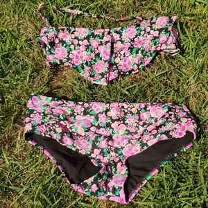 Red Camel 2 piece floral bathing suit